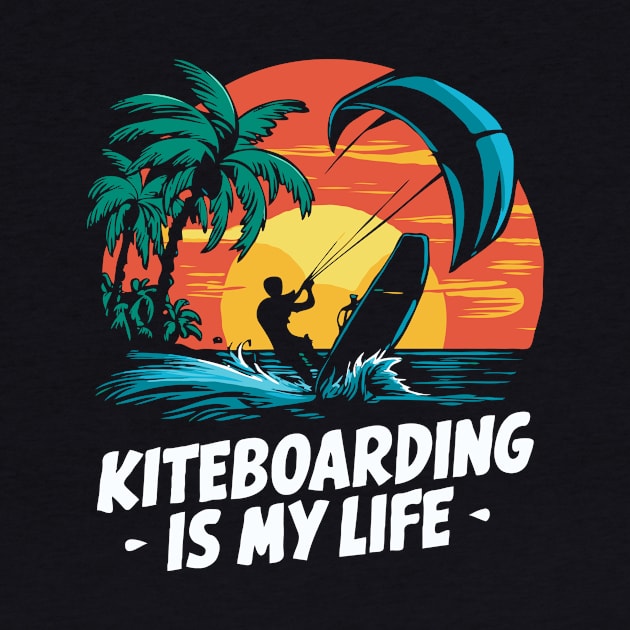 Kiteboarding is my life. Kiteboarding Lover by Chrislkf